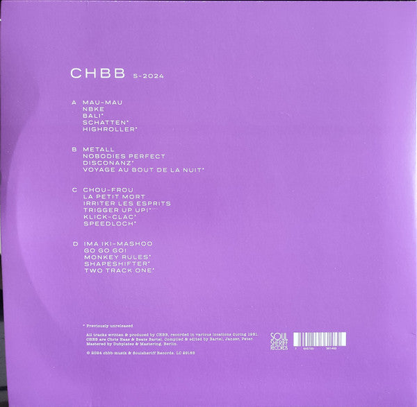 CHBB : CHBB (2xLP, Comp, 180)