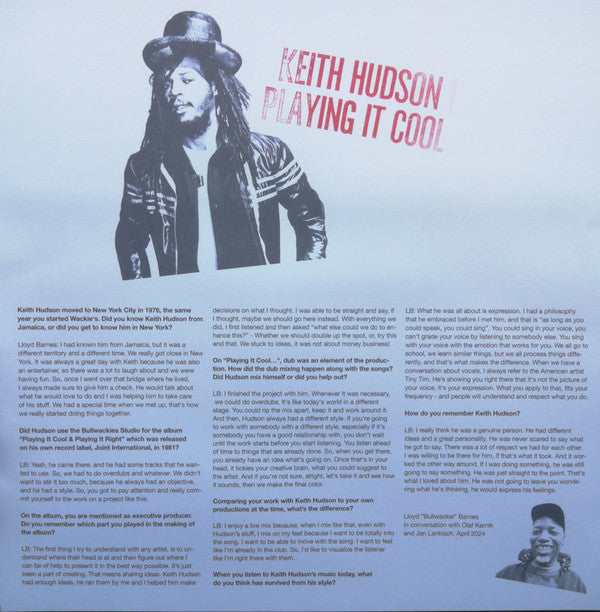 Keith Hudson : Playing It Cool & Playing It Right (LP, Album, RE)