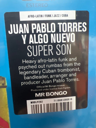 Juan Pablo Torres Y Grupo Algo Nuevo : Super Son (LP, Album, RE)