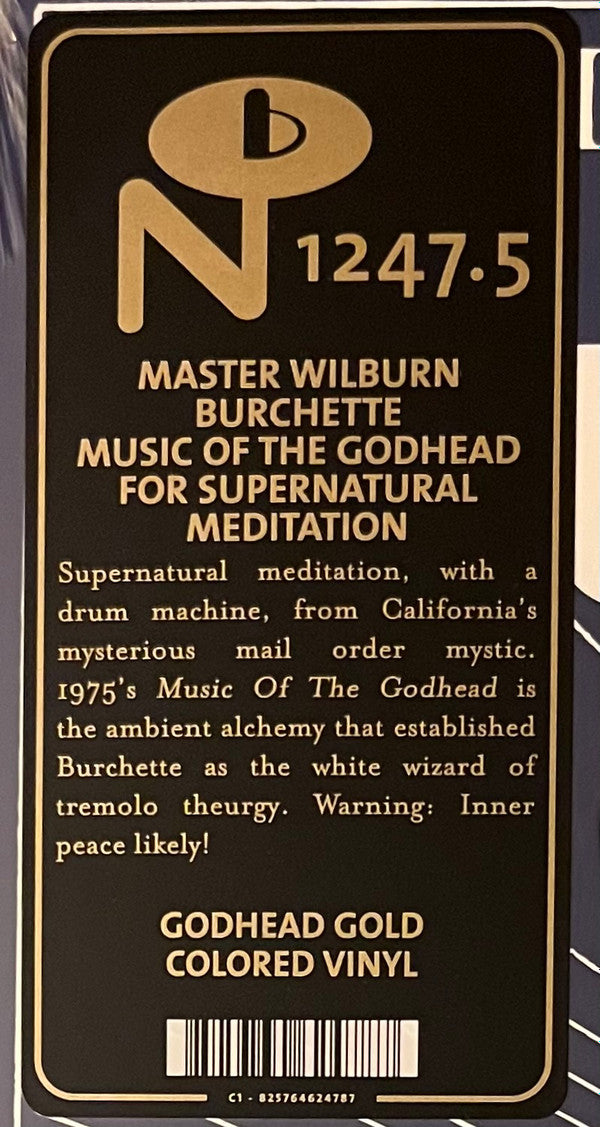 Master Wilburn Burchette : Music Of The Godhead For Supernatural Meditation (LP, Album, RE, Gol)