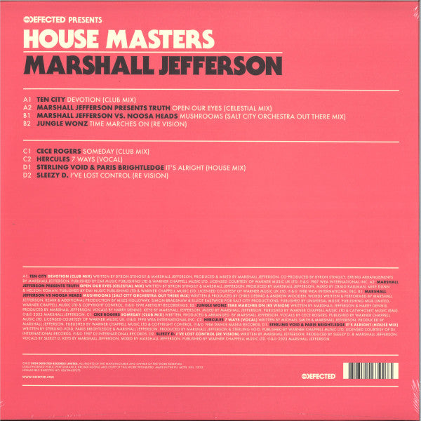 Marshall Jefferson : House Masters (2x12", Comp)