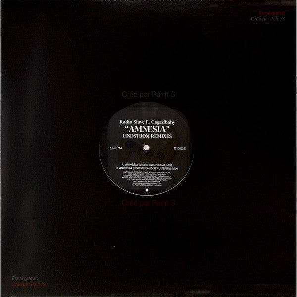 Radio Slave ft. Cagedbaby : Amnesia (Lindstrøm Remixes) (12")