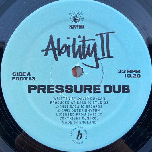 Ability II : Pressure Dub (12")