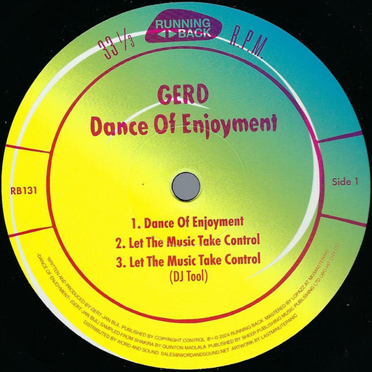 Gerd : Dance Of Enjoyment (12")