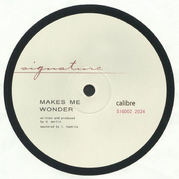 Calibre : Makes Me Wonder / Got To Have You (12", RE, RM)