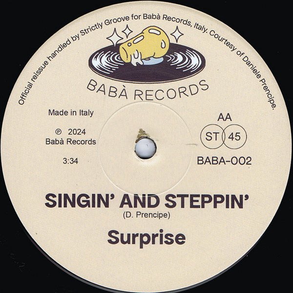 Surprise : Wow / Singin' And Steppin' (12", RE)