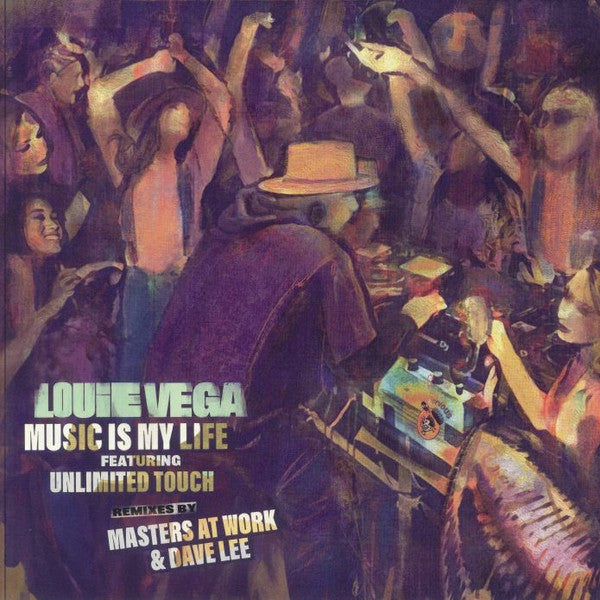 Louie Vega Featuring Unlimited Touch : Music Is My Life (Remixes By Masters At Work & Dave Lee) (12")