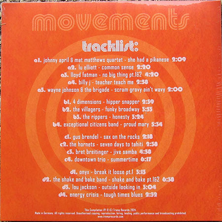 Various : Movements Vol. 12 (2xLP, Comp, Bioplastic, Ltd, gat + 7", Single, Ltd)