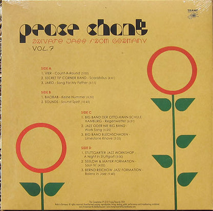 Various : Peace Chant Vol. 7 (Private Jazz From Germany 1970-1987) (2xLP, Comp, Gat)