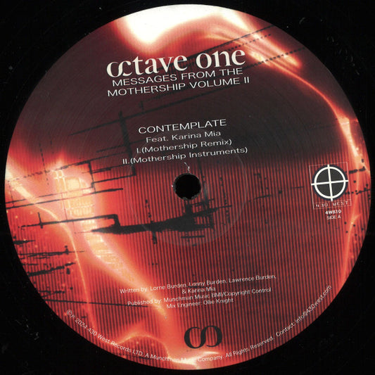 Octave One :  Messages From The Mothership Volume II (12")