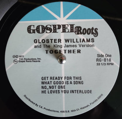 Gloster Williams and The King James Version* : Together (LP, RE, RM)