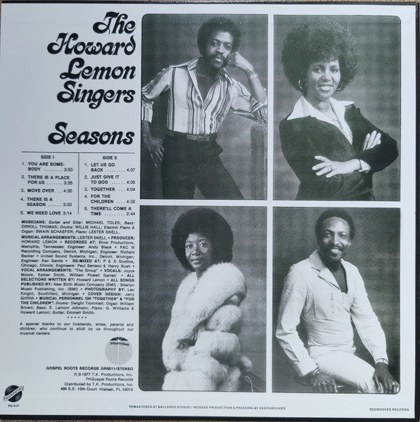 The Howard Lemon Singers* : Seasons (LP, RE, RM)