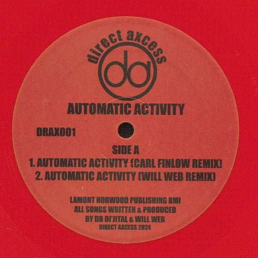 DJ Di'jital : Automatic Activity (12", Red)