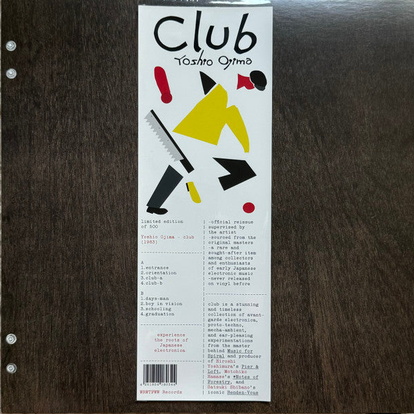 Yoshio Ojima : Club (LP, Ltd, RM)