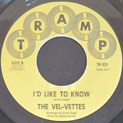 The Vel-Vettes : Give Me A Little Bit Of Time (7", Single, RE)