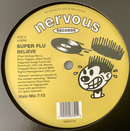 Super Flu : Believe (12", Single)