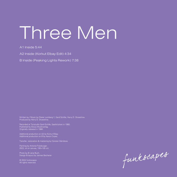 Three Men : Inside (12")