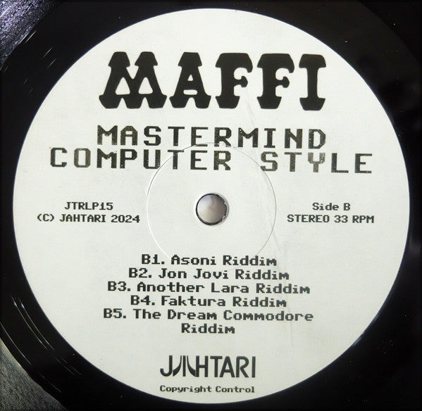 Maffi : Mastermind Computer Style (LP, Album)