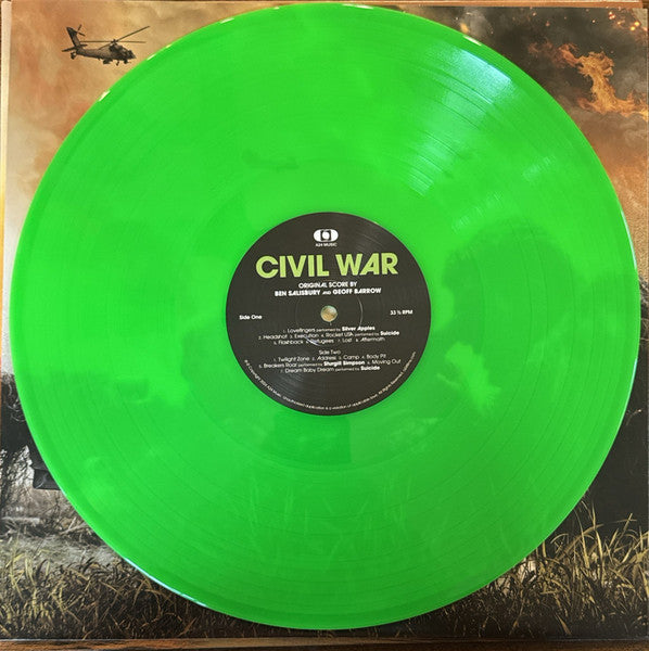 Ben Salisbury And Geoff Barrow : Civil War (Original Score) (LP, Album, Gre)