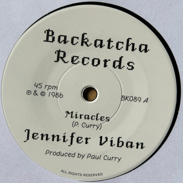 Jennifer Viban : Miracles / How Can I Get To Know You (7")