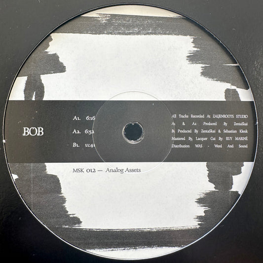 ZentaSkai : Bob (12", EP, Ltd)