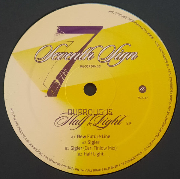 Bud Burroughs (2) : Half Light EP (12", EP)