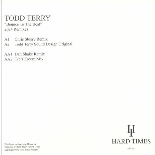 Todd Terry Presents Sound Design : Bounce To The Beat (2024 Remixes) (12")