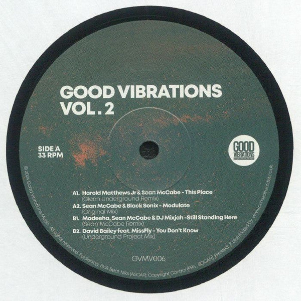 Various – Good Vibrations Vol.2 (12", Good Vibrations, 2024) Front Cover