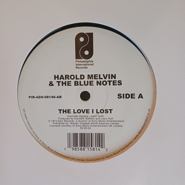 Harold Melvin And The Blue Notes : The Love I Lost (12")