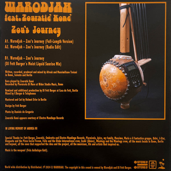 Warodjah feat. Zouratié Koné : Zou's Journey (12")