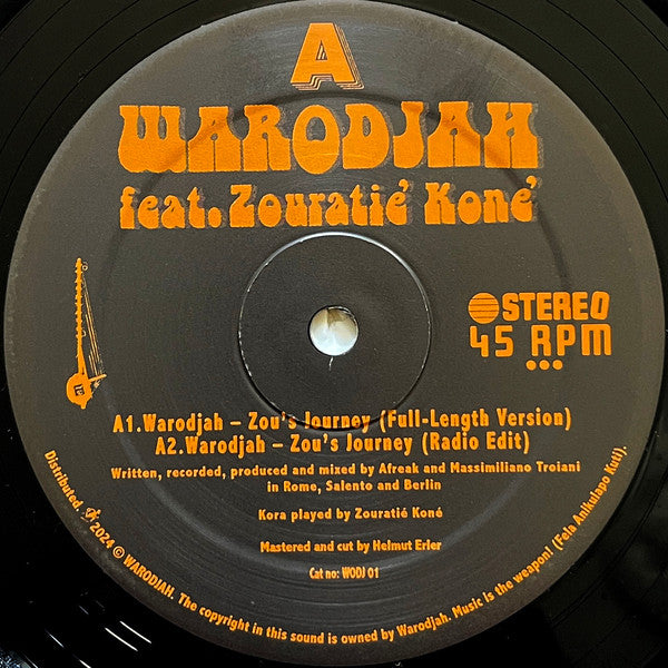 Warodjah feat. Zouratié Koné : Zou's Journey (12")