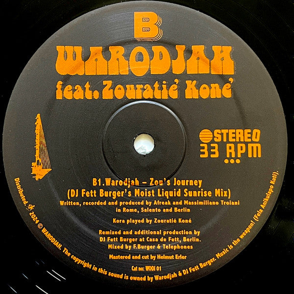 Warodjah feat. Zouratié Koné : Zou's Journey (12")