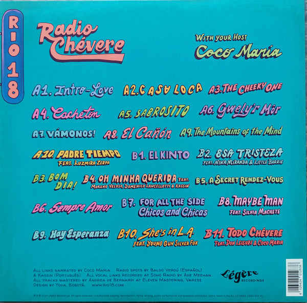 Rio 18* : Radio Ch​é​vere (LP, Album)