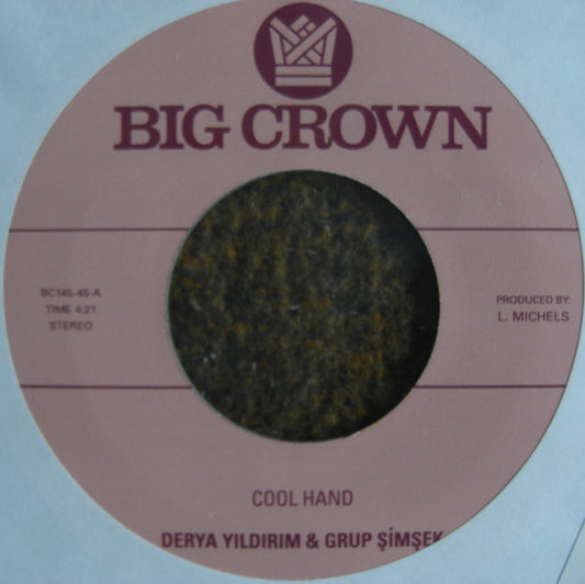 Derya Yıldırım & Grup Şimşek : Cool Hand / Yakamoz (7")