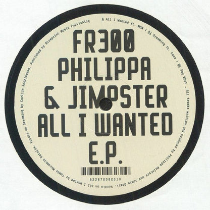 Philippa & Jimpster : All I Wanted E.P. (12", EP, Ltd)