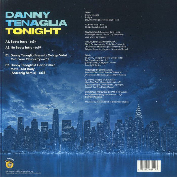 Danny Tenaglia : Tonight (12")