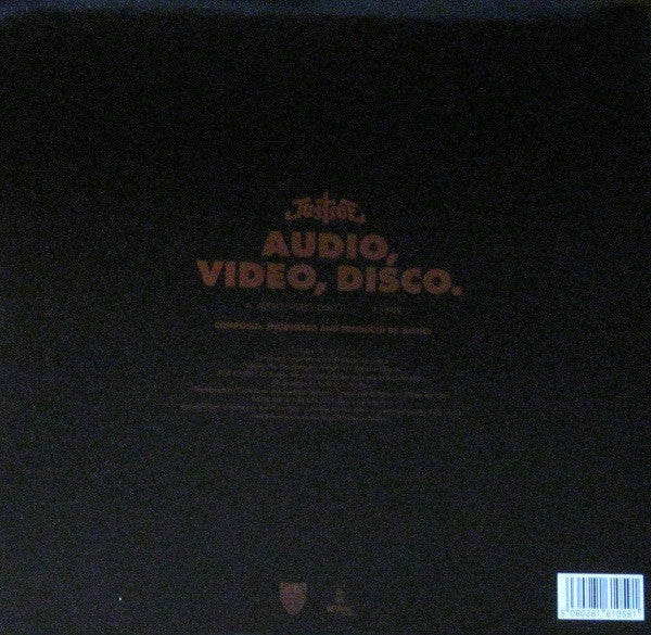 Justice (3) : Audio, Video, Disco (12")