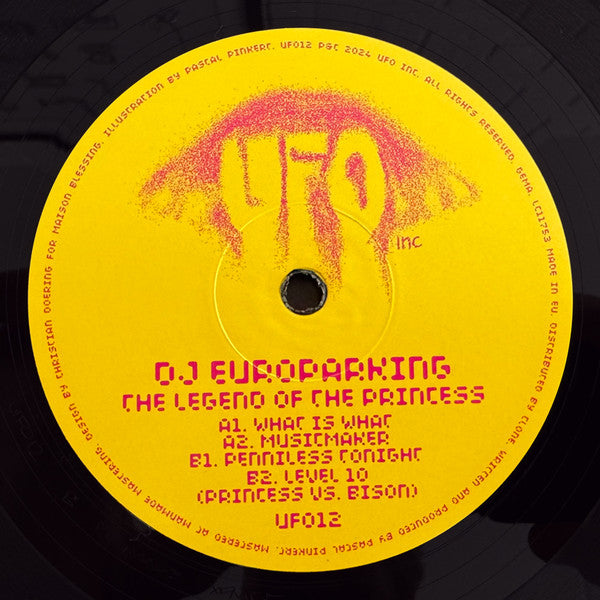 DJ Europarking :  The Legend Of The Princess (12", EP)