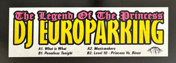 DJ Europarking :  The Legend Of The Princess (12", EP)