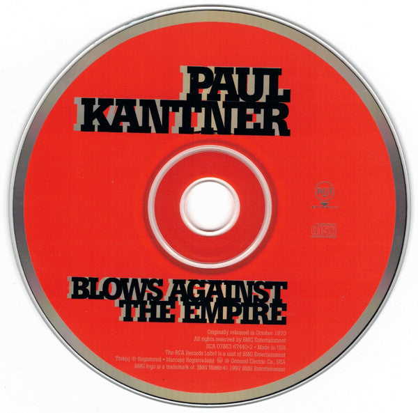 Paul Kantner : Blows Against The Empire (CD, Album, RE, RM)