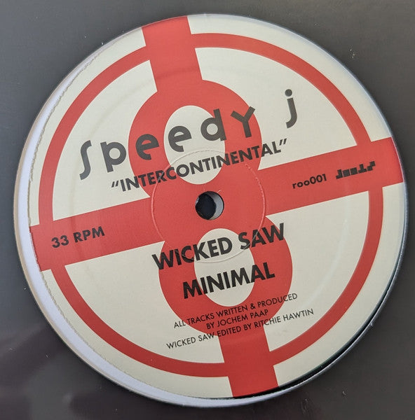 Speedy J : Intercontinental (12", Ltd, RM, RP)