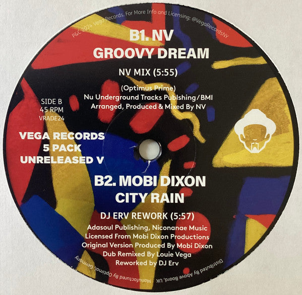 Various : Vega Records 5 Pack Unreleased V (5x12", Ltd, Smplr)