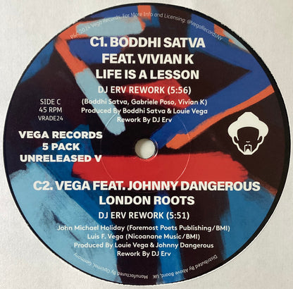 Various : Vega Records 5 Pack Unreleased V (5x12", Ltd, Smplr)