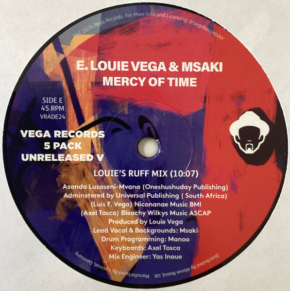 Various : Vega Records 5 Pack Unreleased V (5x12", Ltd, Smplr)