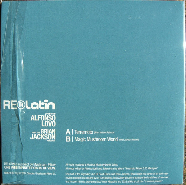 Alfonso Lovo : Terremoto / Magic Mushroom World (7", Single)