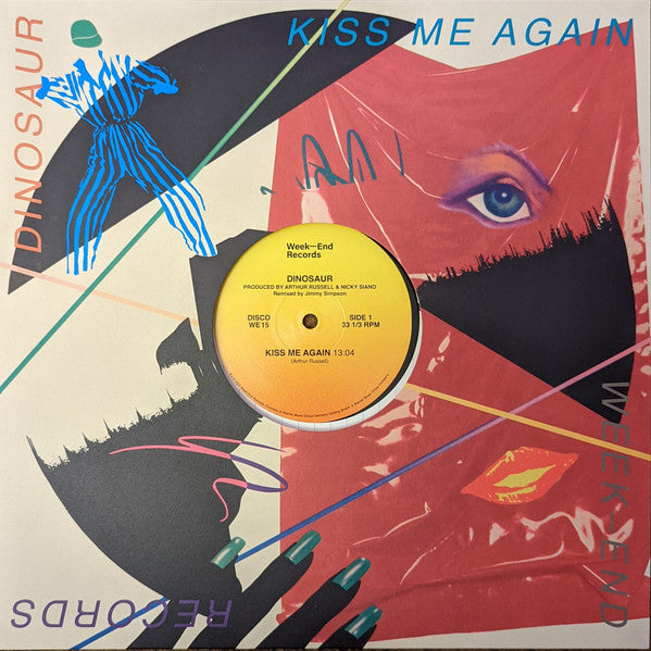 Dinosaur : Kiss Me Again (12", RE, RM)