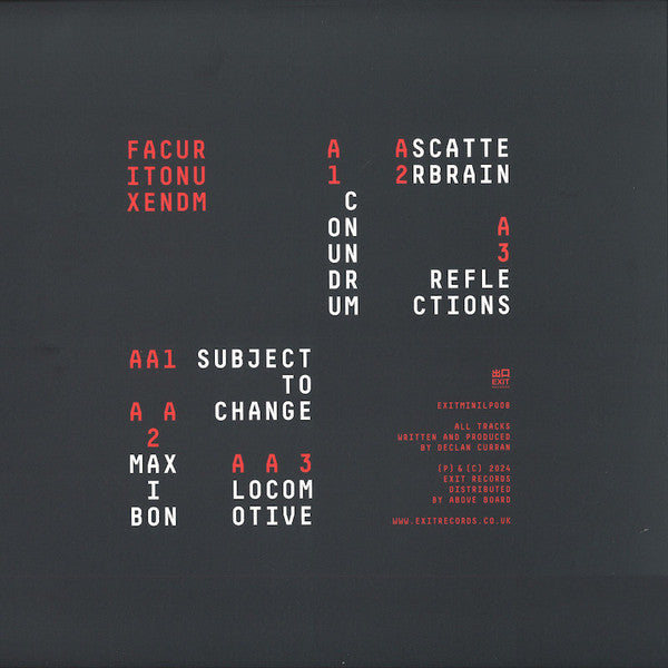 Fixate (2) : Conundrum (12", MiniAlbum, Red)