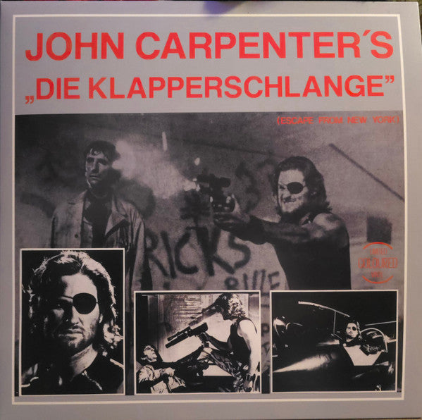 The Splash Band : John Carpenter's Die Klapperschlange (Escape From New York) (12", Maxi, Ltd, RE, Red)