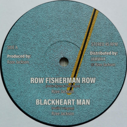 Rzee Jackson* : Row Fisherman Row / Blackheart Man / Long Long Time (12", RE)