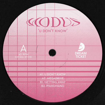 Modus (15) : U Don't Know (12", EP)